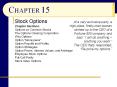 Stock Options PowerPoint PPT Presentation