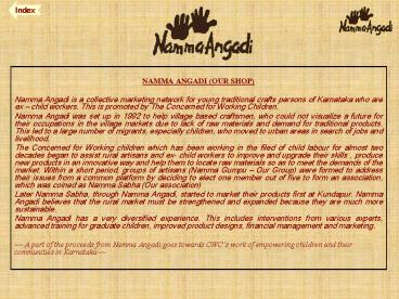 NAMMA ANGADI OUR SHOP