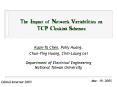 The Impact of Network Variabilities on TCP Clocking Schemes PowerPoint PPT Presentation