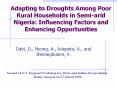 Adapting to Droughts Among Poor Rural Households in Semi-arid Nigeria: Influencing Factors and Enhancing Opportunities PowerPoint PPT Presentation