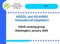 ASQOL and ASAIMS2 International adaptation PowerPoint PPT Presentation