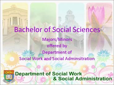 Bachelor of Social Sciences