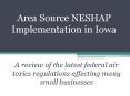 Area Source NESHAP Implementation in Iowa PowerPoint PPT Presentation