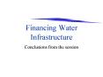 Financing Water Infrastructure PowerPoint PPT Presentation