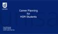 Career Planning for HDR Students PowerPoint PPT Presentation