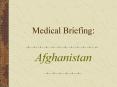 Medical Briefing: PowerPoint PPT Presentation