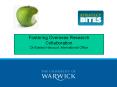 Fostering Overseas Research Collaboration Dr Edward Harcourt, International Office PowerPoint PPT Presentation
