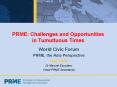PRME: Challenges and Opportunities in Tumultuous Times PowerPoint PPT Presentation