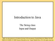 Introduction to Java