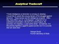 Analytical Tradecraft PowerPoint PPT Presentation