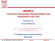 IKRAFT: Interactive Knowledge Representation and Acquisition from Text
