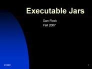 Executable Jars