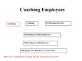 Coaching Employees PowerPoint PPT Presentation