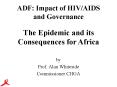 ADF: Impact of HIVAIDS and Governance PowerPoint PPT Presentation