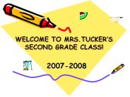 WELCOME TO MRS.TUCKER