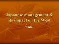 Japanese management PowerPoint PPT Presentation