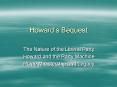 Howards Bequest PowerPoint PPT Presentation