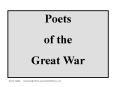 Poets PowerPoint PPT Presentation