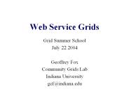 Web Service Grids