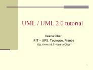 UML / UML 2.0 tutorial