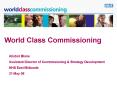 World Class Commissioning PowerPoint PPT Presentation