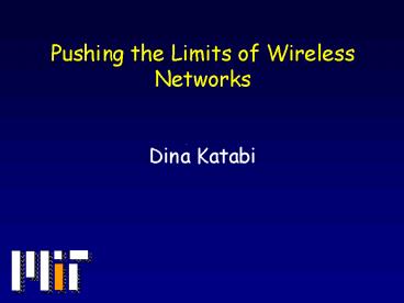 Interview talk at various universities and labs