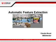 Automatic Feature Extraction