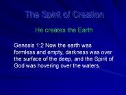 The Spirit of Creation