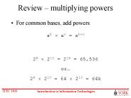 Review multiplying powers