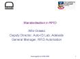 Standardisation in RFID PowerPoint PPT Presentation