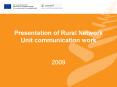 Presentation of Rural Network Unit communication work  2009 PowerPoint PPT Presentation