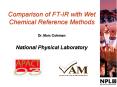 Comparison of FTIR with Wet Chemical Reference Methods PowerPoint PPT Presentation