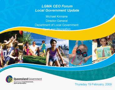 LGMA CEO Forum Local Government Update