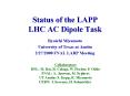 Status of the LAPP LHC AC Dipole Task PowerPoint PPT Presentation