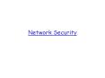 Network Security PowerPoint PPT Presentation