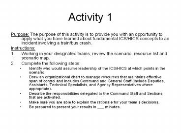 Activity 1