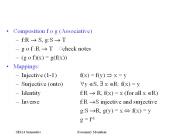 Composition f o g Associative