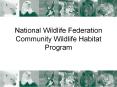 National Wildlife Federation Community Wildlife Habitat Program PowerPoint PPT Presentation