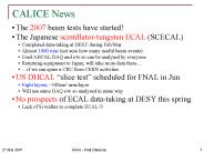 CALICE News