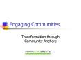 Engaging Communities PowerPoint PPT Presentation