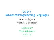 Type inference
