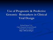 Use of Prognostic
