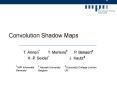 Convolution Shadow Maps PowerPoint PPT Presentation