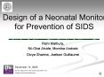 Design of a Neonatal Monitor for Prevention of SIDS PowerPoint PPT Presentation