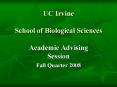 UC Irvine School of Biological Sciences PowerPoint PPT Presentation