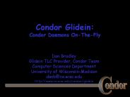 Condor Glidein: Condor Daemons On-The-Fly