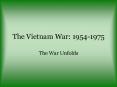 The Vietnam War: 19541975 PowerPoint PPT Presentation