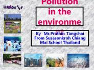 Pollution in the environment