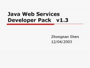 Java Web Services Developer Pack v1.3
