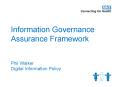 Information Governance Assurance Framework PowerPoint PPT Presentation